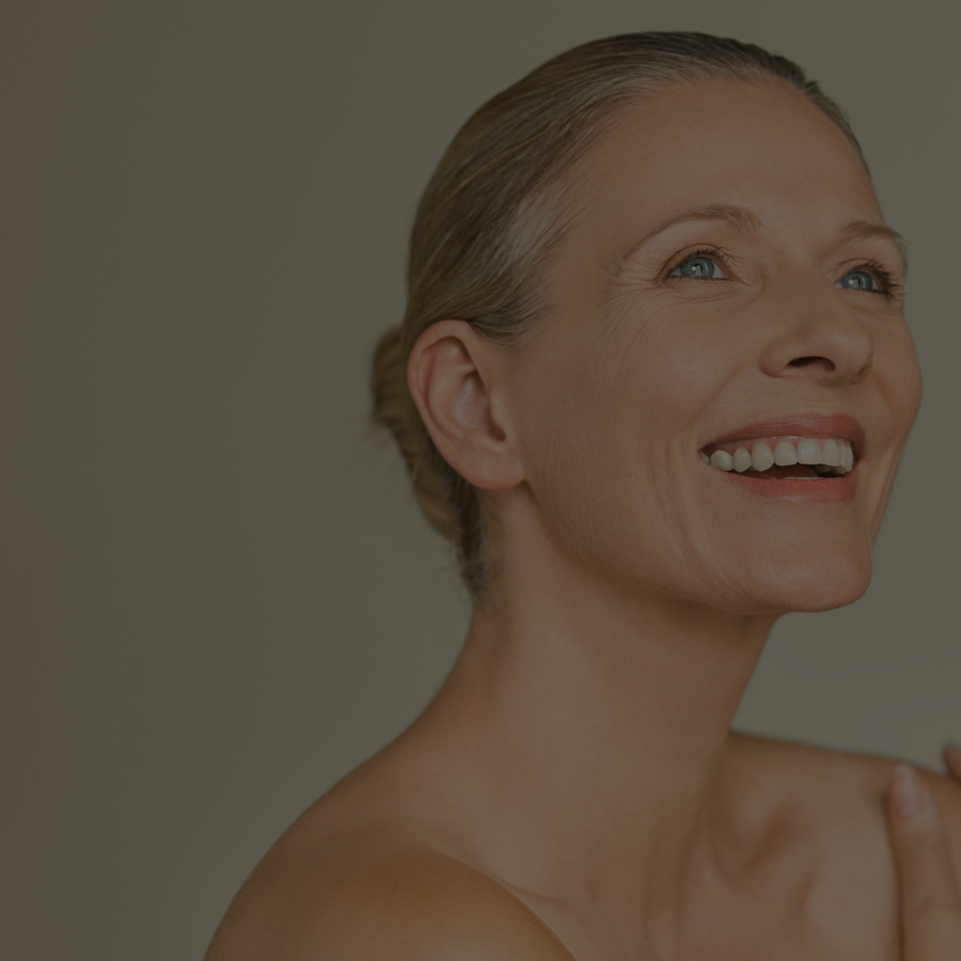 Woman Aging Gracefully and Smiling